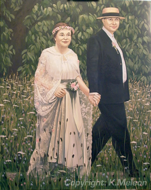 Hochzeitsportrait Portraitmalerei