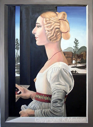 Portrait altmeisterlcihe Malerei