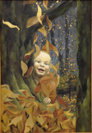 Kinderportrait mit Wald